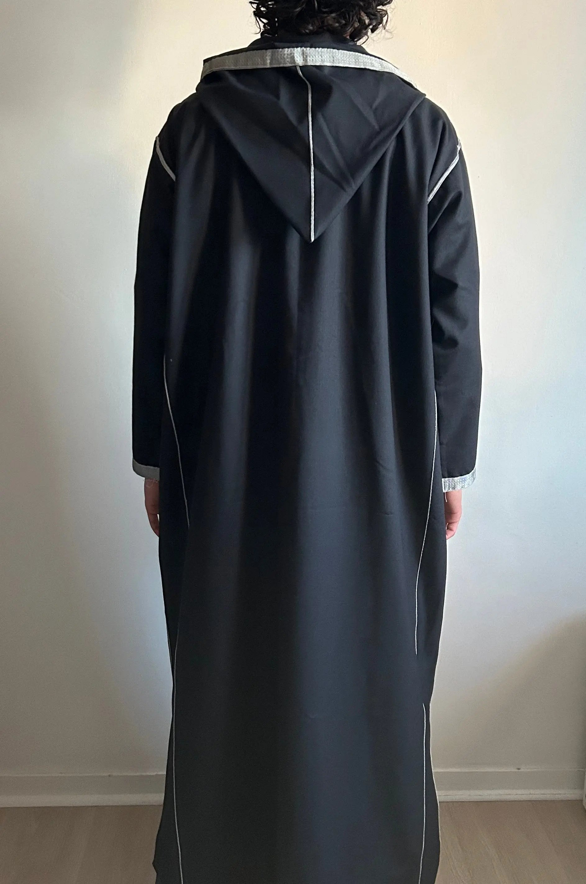 Djellaba laine Noir/Grise ThawbCollection