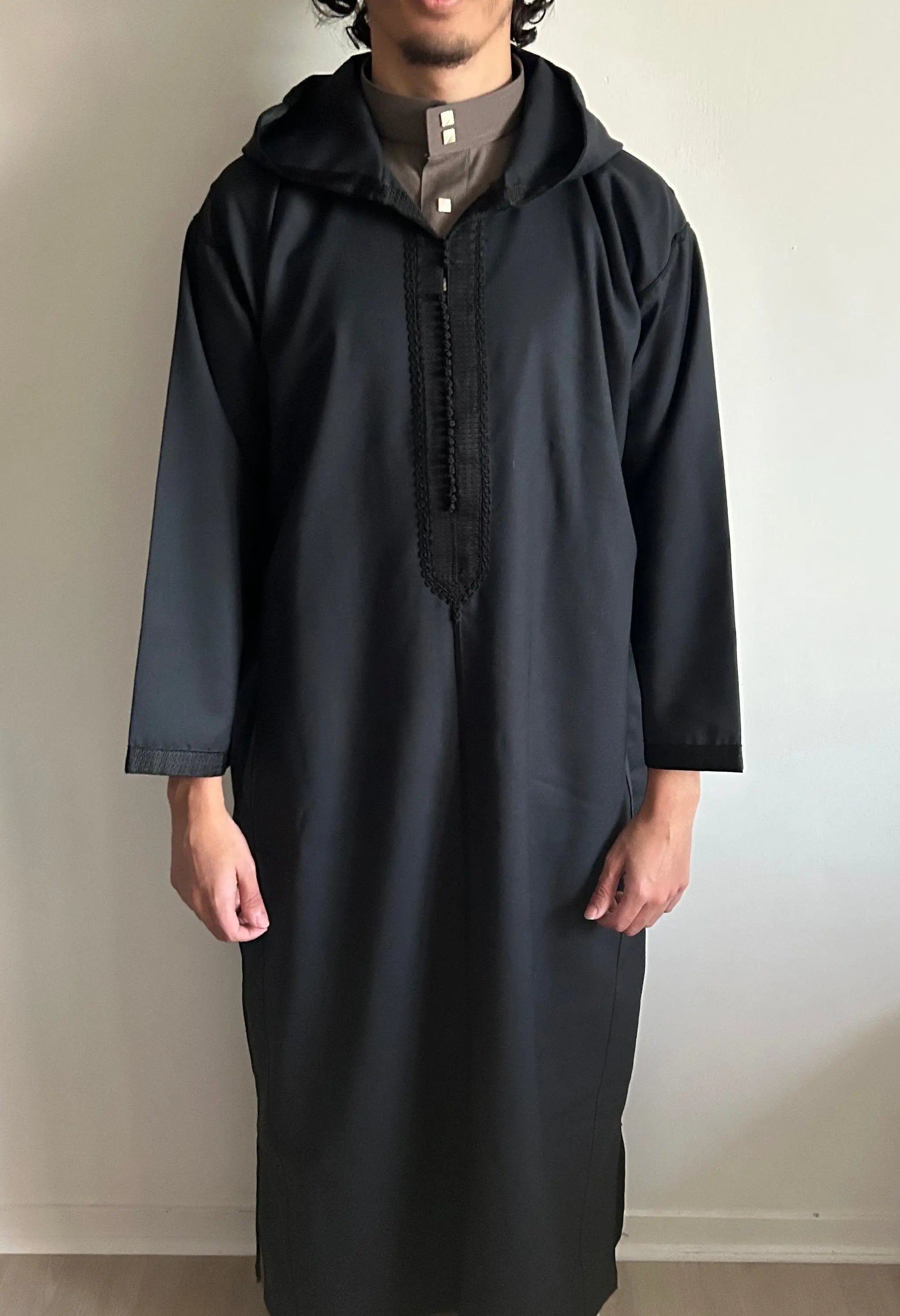 Djellaba laine  Noir ThawbCollection