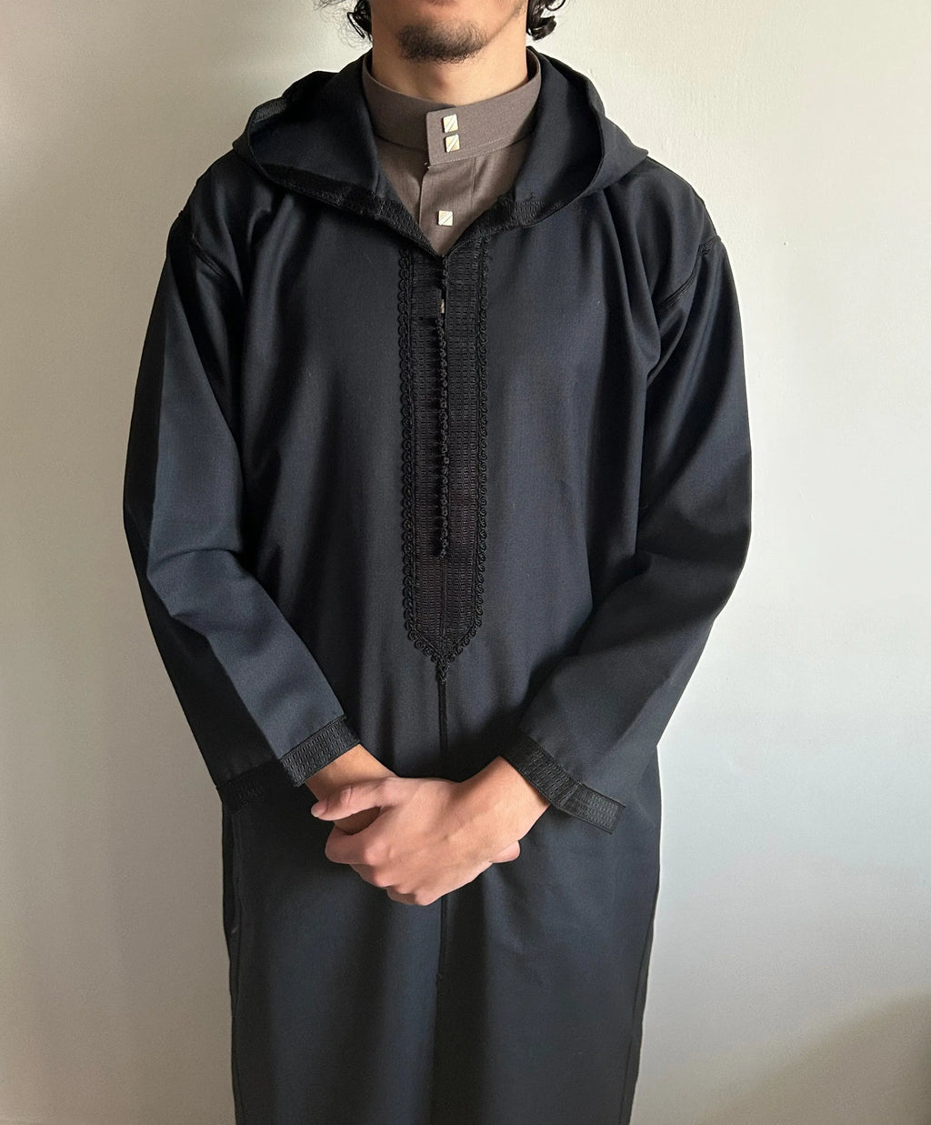 Djellaba laine  Noir ThawbCollection