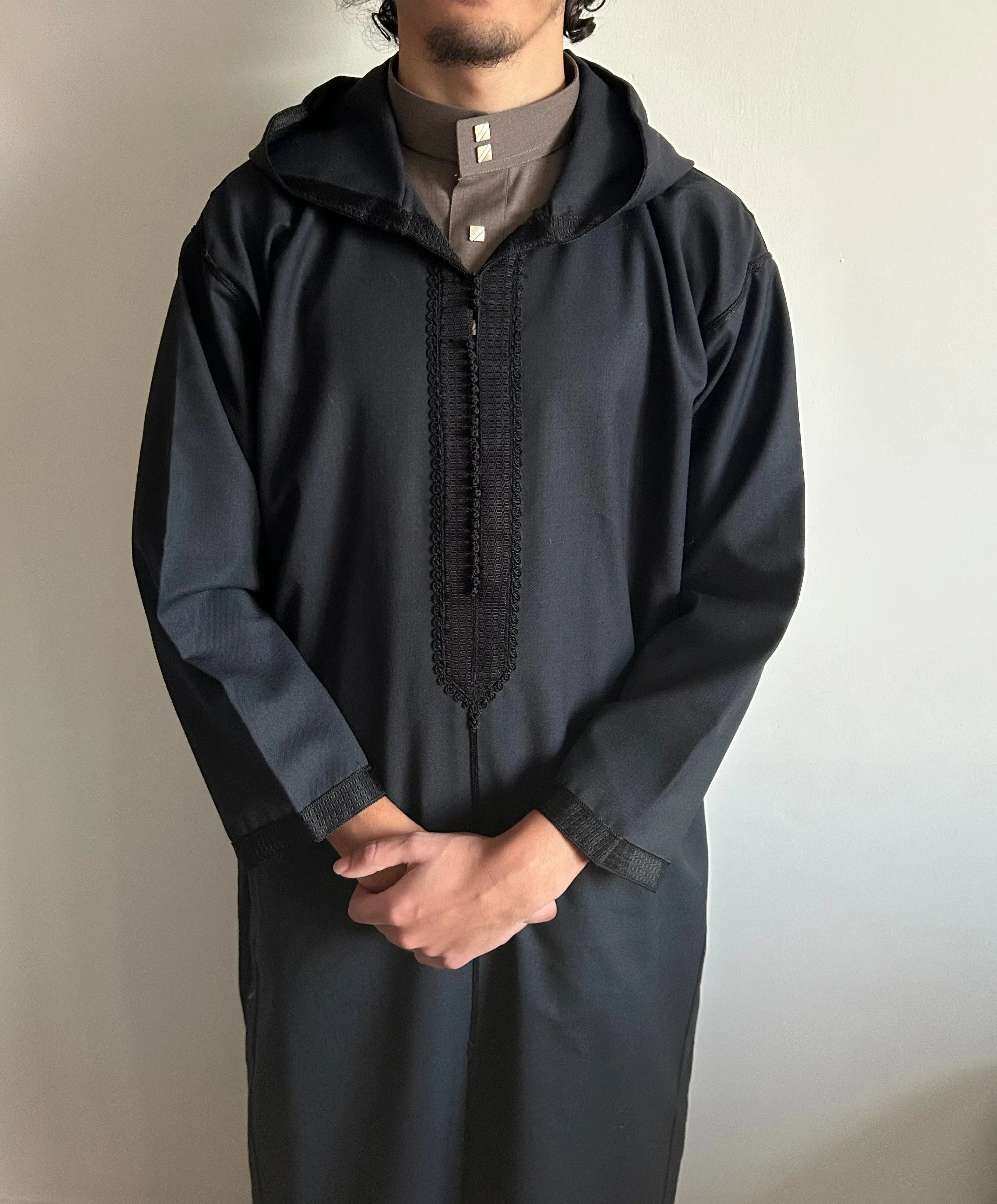 Djellaba laine  Noir ThawbCollection
