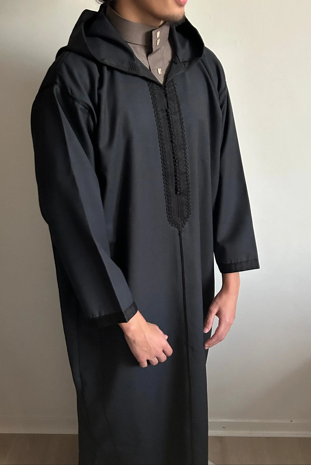 Djellaba laine  Noir ThawbCollection