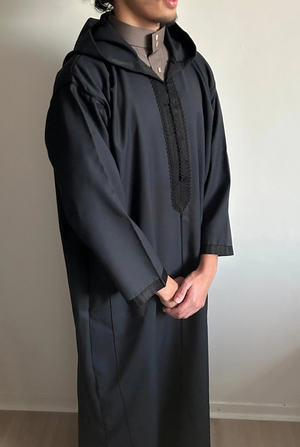 Djellaba laine  Noir ThawbCollection