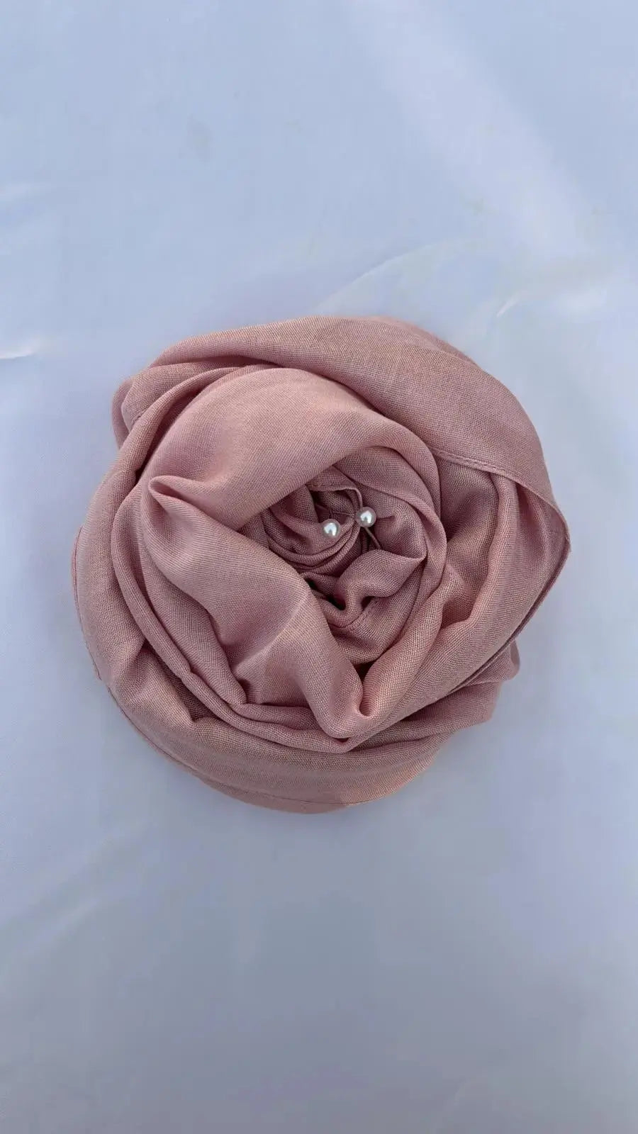 Voile modal rose poudré Voile modal femme | Thawb Collection