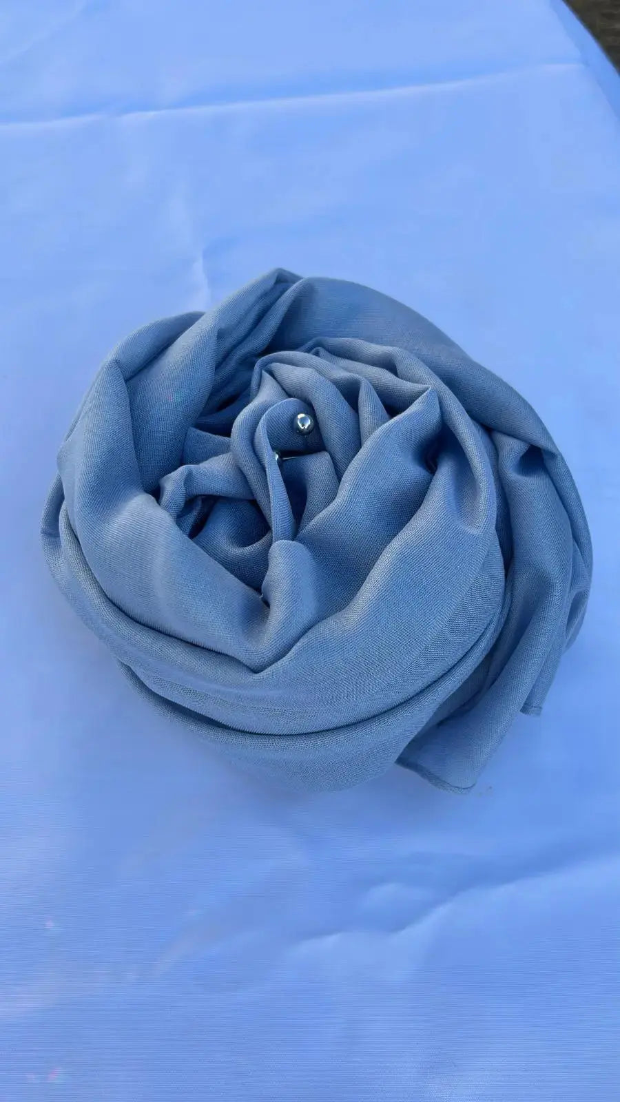 Voile modal bleu ciel Voile modal femme | Thawb Collection