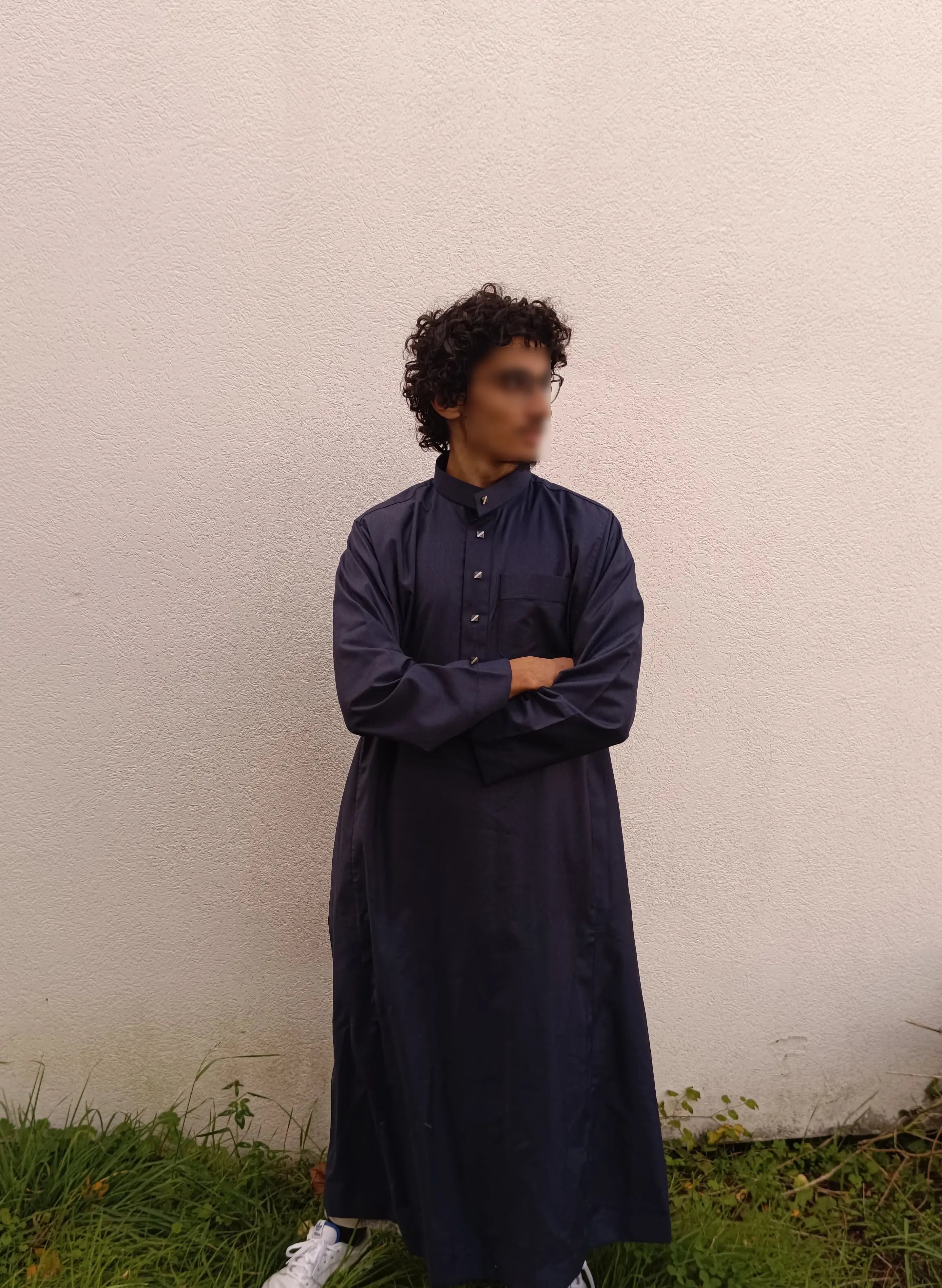 Qamis Saoudien Bleu Marine